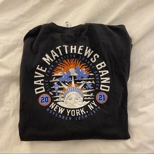 RARE MSG Dave Matthews Long Sleeve Tshirt 2021
